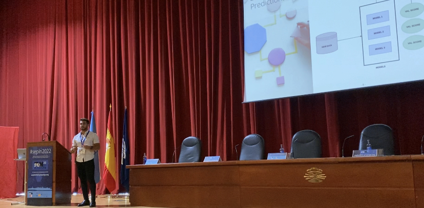 Ponencia técnica en el congreso SEPLN 2022.